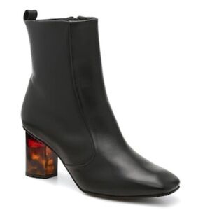 Kurt Geiger London Stride 70 Black Leather Booties size 40